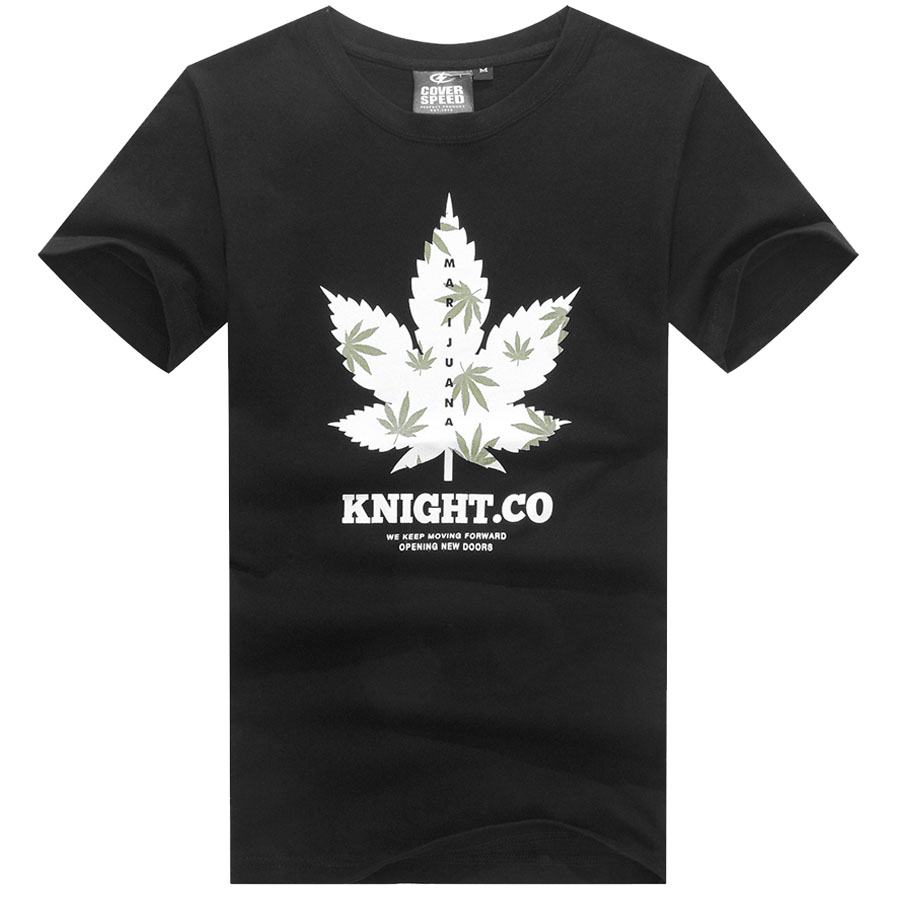 牙買加風格．大麻葉LOGO圓領潮T HITO本舖