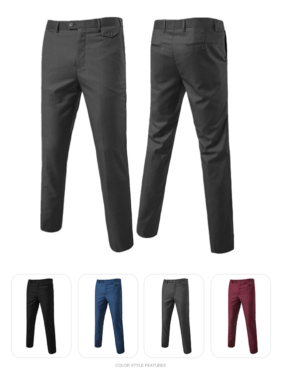 經典單品．布釦設計西裝褲,,,03020073,經典單品．布釦設計西裝褲,